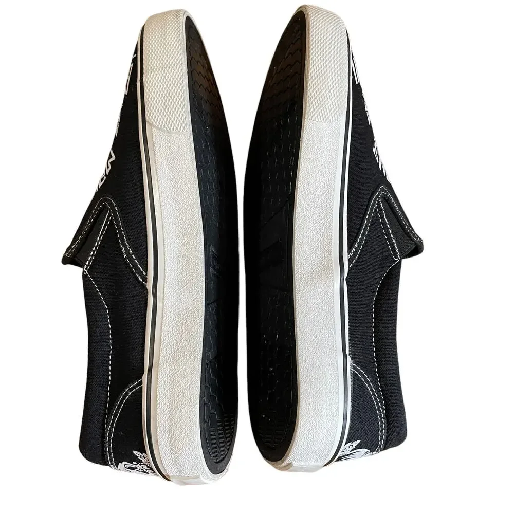 Maui and Sons Mens Size 9 Shoes Slip On Canvas Skull Born in Maui Raised in Cali